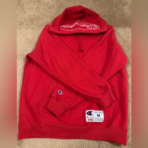 Supreme x Champion Red Sweatshirt